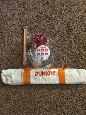 Dunkin Donuts Tote Bag & Pineapple Cup Brand New Limited Edition